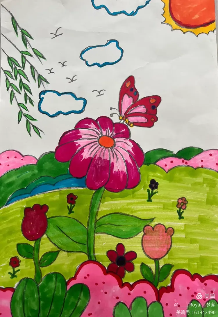 —莱阳市实验中学初一寒假美术作业展